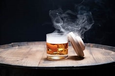 smoking whiskey